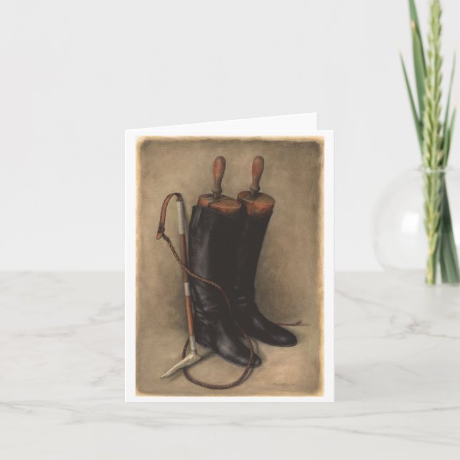 Hunting Boots & Whip Card (Front)