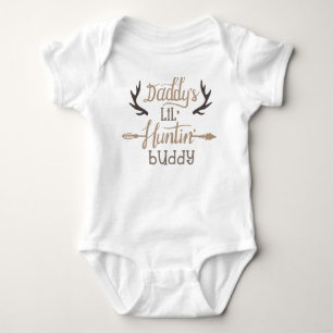 Hunting buddy  baby bodysuit