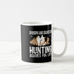 Hunting Buddy Grandpa And Grandson Hunting Buddies Coffee Mug