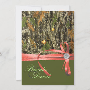 Hunting Camo Wedding Invitation