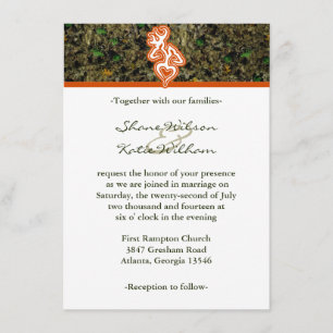 Hunting Camo Wedding Invitation