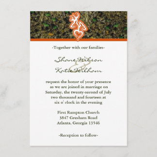 Hunting Camo Wedding Invitation