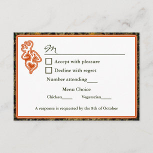 Hunting Camo Wedding RSVP Invitation