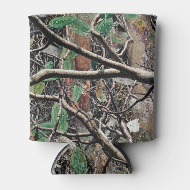 Hunting Camouflage Pattern 4 Can Cooler (Front)