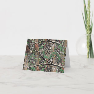 Hunting Camouflage Pattern 4 Thank You Card