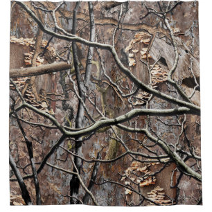 Hunting Camouflage Pattern 8 Shower Curtain