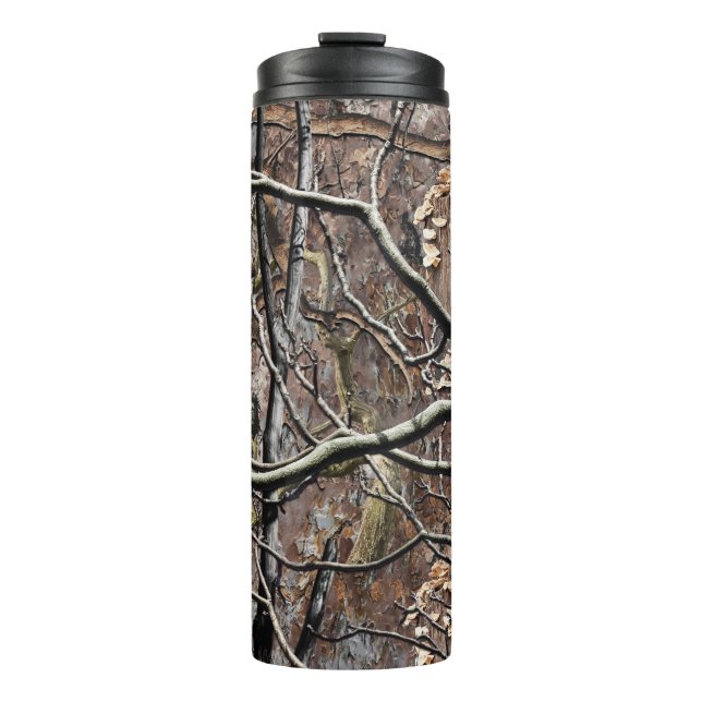 Hunting Camouflage Pattern 8 Thermal Tumbler (Front)