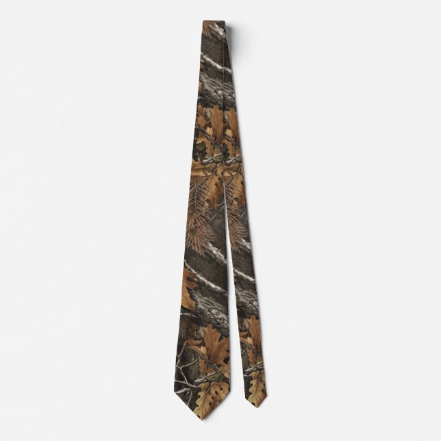 Hunting Camouflage Pattern Tie (Front)