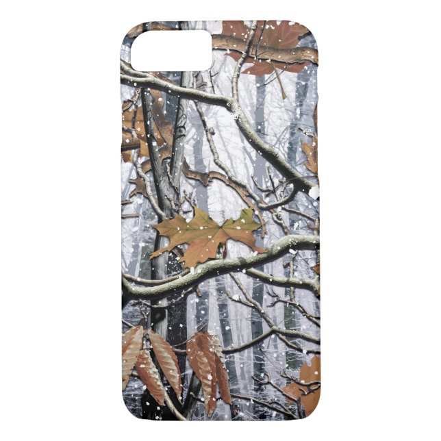 Hunting Camouflage Snow Pattern 3 Case-Mate iPhone Case (Back)