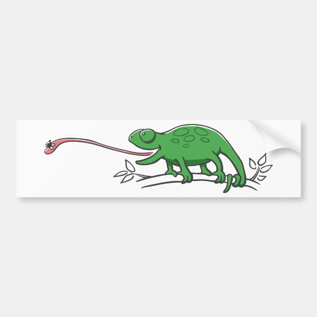 Hunting Chameleon Bumper Sticker (Front)