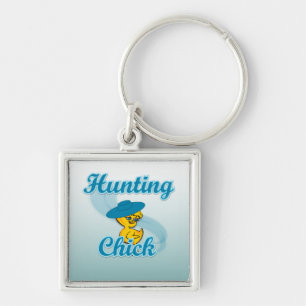 Hunting Chick #3 Key Ring