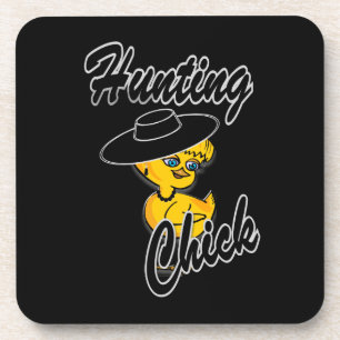 Hunting Chick #4 Coaster