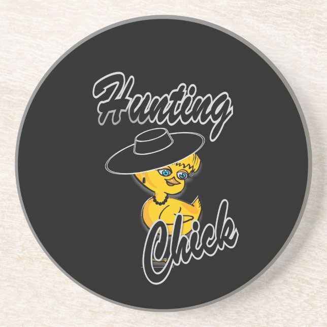 Hunting Chick #4 Coaster (Front)