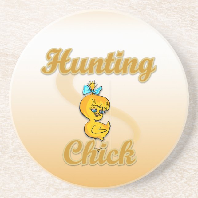 Hunting Chick Coaster (Front)