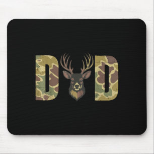 Hunting Dad Camo Deer Hunting Gift From Son Daught Mouse Mat