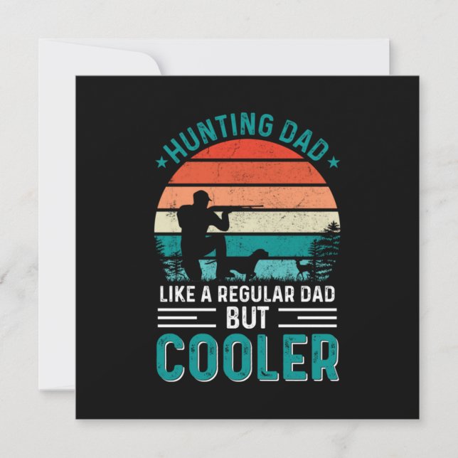 Hunting Dad Invitation (Front)