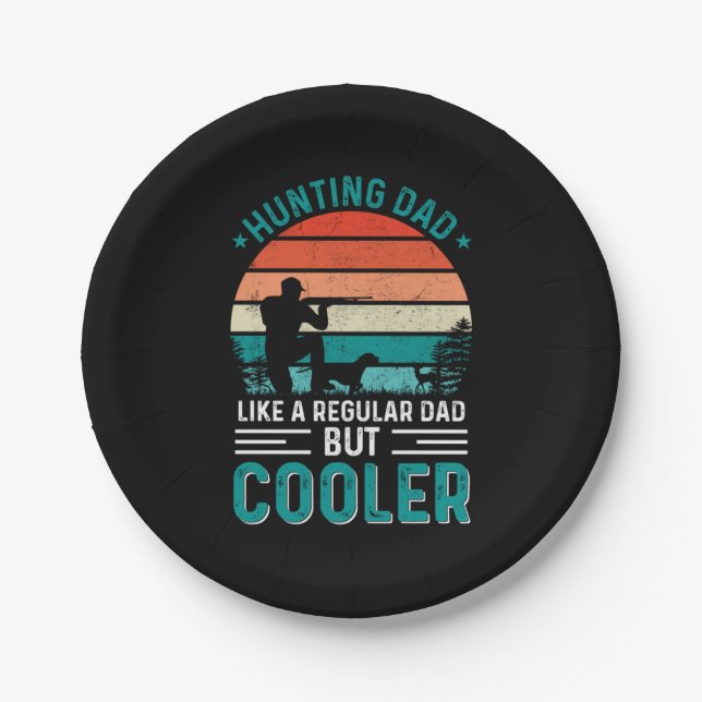 Hunting Dad Paper Plate (Front)