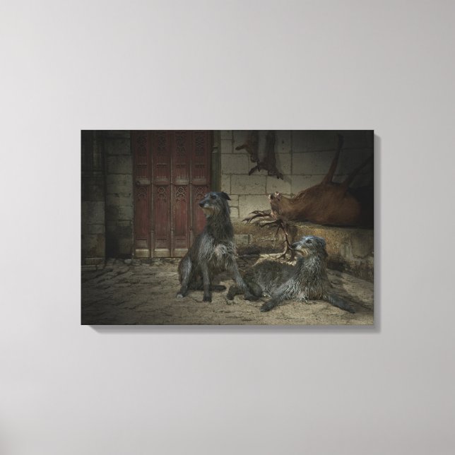 Hunting Day Canvas Print (Front)