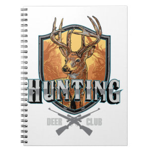 hunting deer club notebook