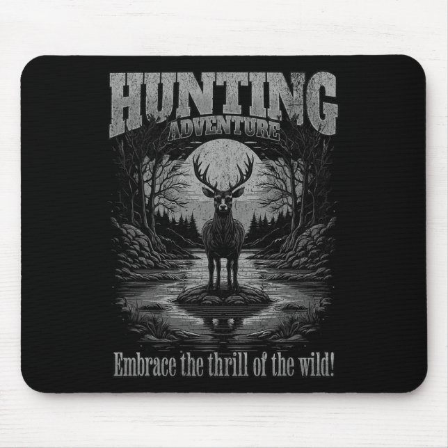 Hunting Deer Hunting Hunt Hunter  Mouse Mat (Front)