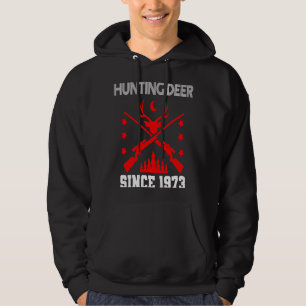 Hunting deer since 1973 hoodie