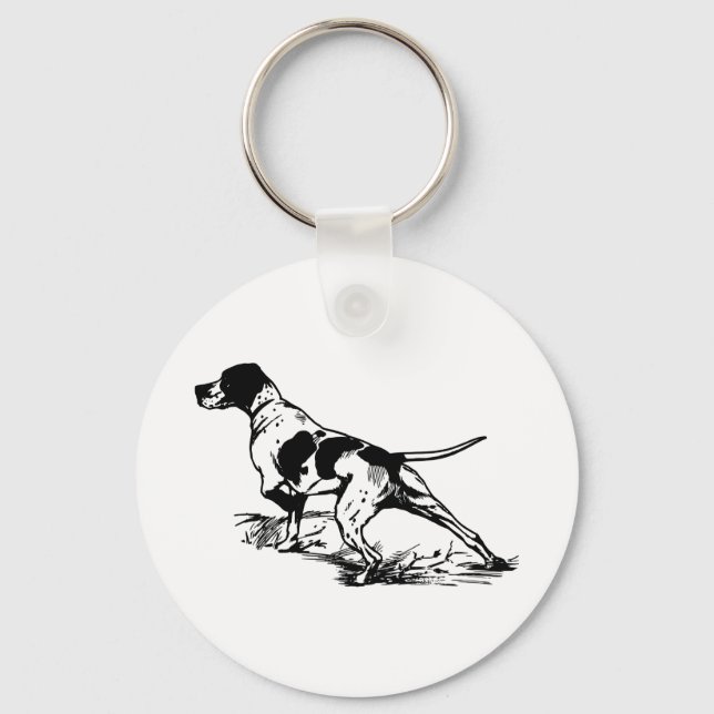 Hunting Dog Key Ring (Front)