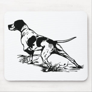 Hunting Dog Mouse Mat