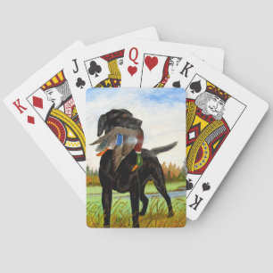 Hunting Dog Painting Playing Cards
