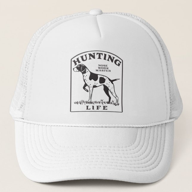 Hunting Dog Trucker Hat (Front)