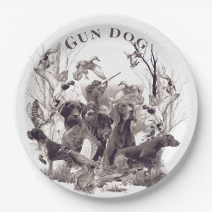 Hunting dogs ,Gun dogs, Hunting season  Paper Plate