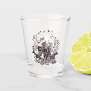Hunting dogs ,Gun dogs, Hunting season  Shot Glass