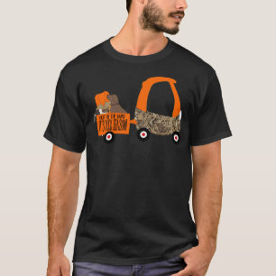 Hunting duck, out of the way its duck season bulld T-Shirt