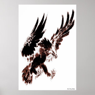 Hunting Eagle Print