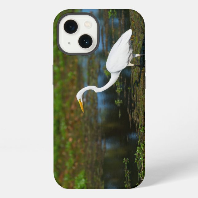 Hunting Egret iPhone Case (Back)