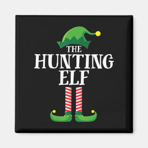 Hunting Elf Matching Family Group Christmas Party  Magnet