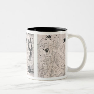 Hunting fireflies at nightfall, 1796-97 Two-Tone coffee mug