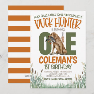 Hunting First Birthday Invitation