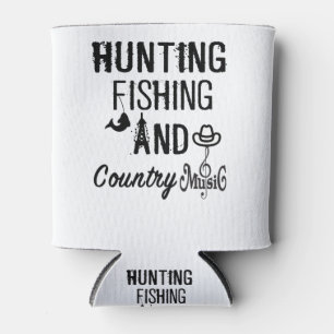 hunting fishing and country music can cooler