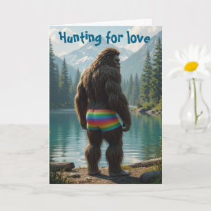 Hunting for love card