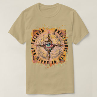Hunting for Signs in All Directions Mystical T-Shirt