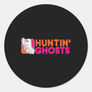 Hunting Ghosts - Ghost Hunter Paranormal Activity  Classic Round Sticker