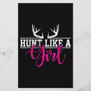 Hunting Girl Hunt Like A Girl Stationery
