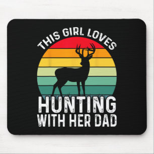 Hunting Girl With Her Dad Father's Day 1 Mouse Mat