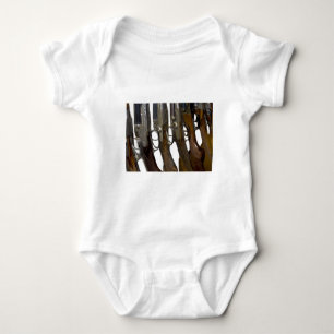 hunting guns baby bodysuit