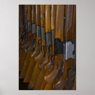 hunting guns poster