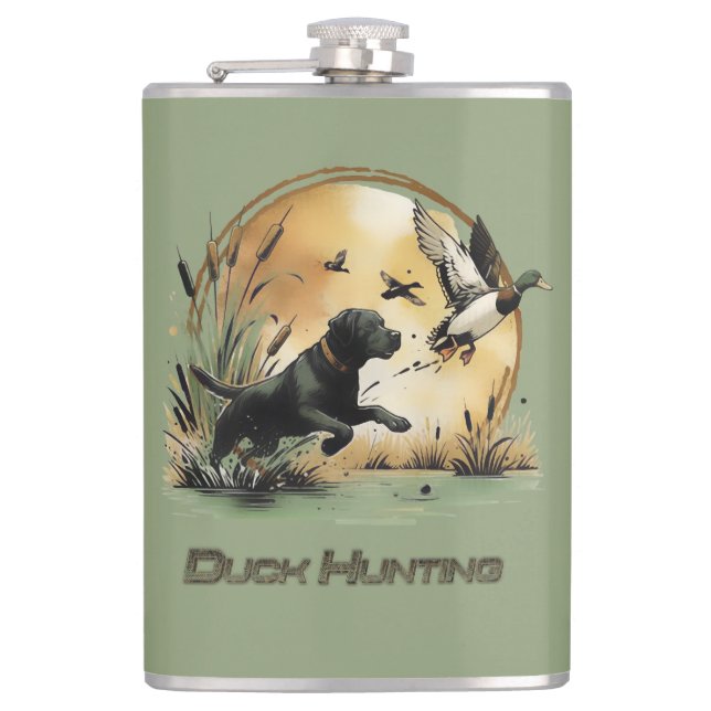 Hunting Hip Flask (Front)