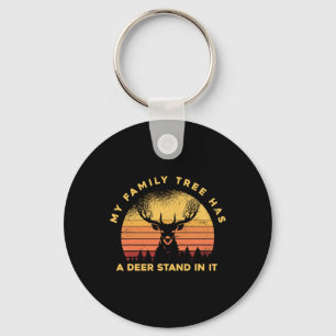 Hunting Hunter - My Family Tree Has A Deer Stand I Key Ring