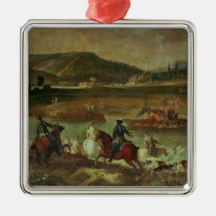 Hunting in the Forest at Compiegne Metal Tree Decoration