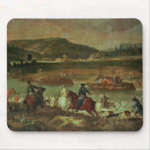 Hunting in the Forest at Compiegne Mouse Mat