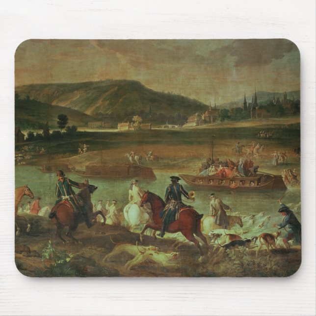 Hunting in the Forest at Compiegne Mouse Mat (Front)